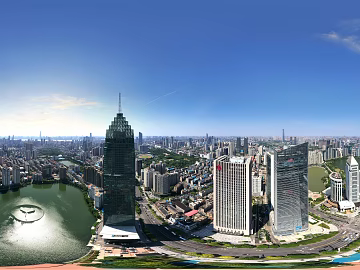 HDR urban ecological greening panorama texture (ID:ffach748003)