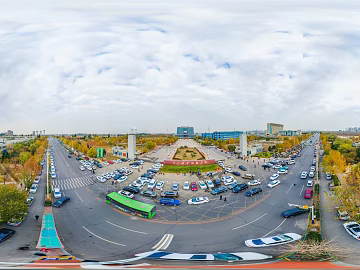 HDR urban ecological greening panorama texture (ID:ffach834603)