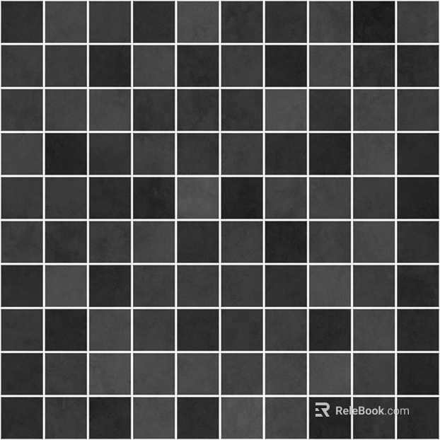 Lattice Tile Black Slit Mirror texture
