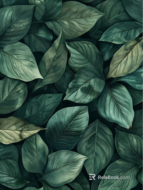 Vintage and Antique Tropical Rainforest Plant Flowers Pastoral Style Wallpaper Wallpaper Wall Cloth texture