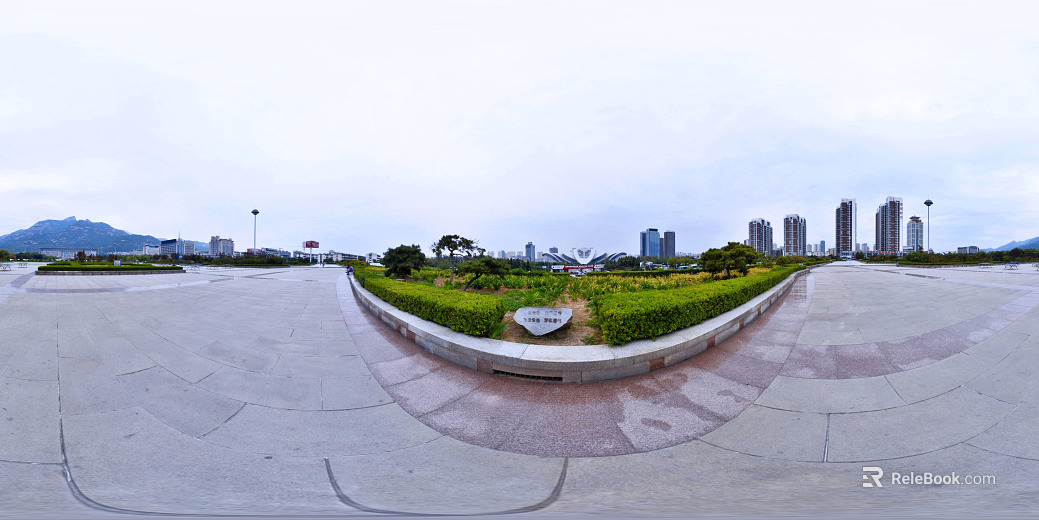 hdr mountain park plaza cloudy sky texture