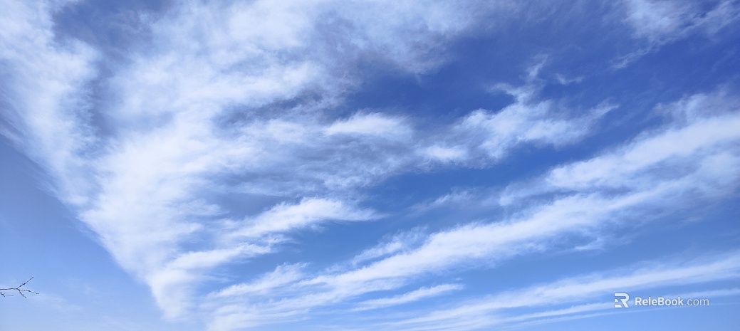 Blue Sky Sky White Clouds Wide Angle Sky Blue texture