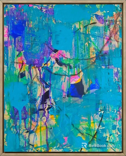 Hanging Painting Abstract Painting texture