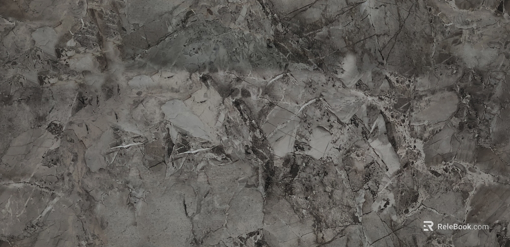 Dark gray mesh-patterned marble for walls and floors texture