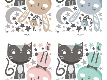 Polish children's hand-painted wallpaper texture (ID:ffach206930)
