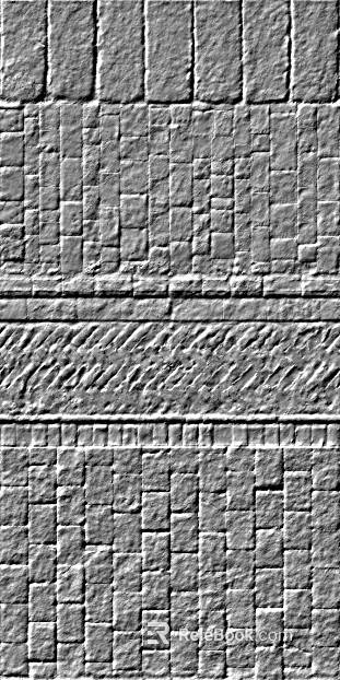 Dark gray retro brick wall building materials texture