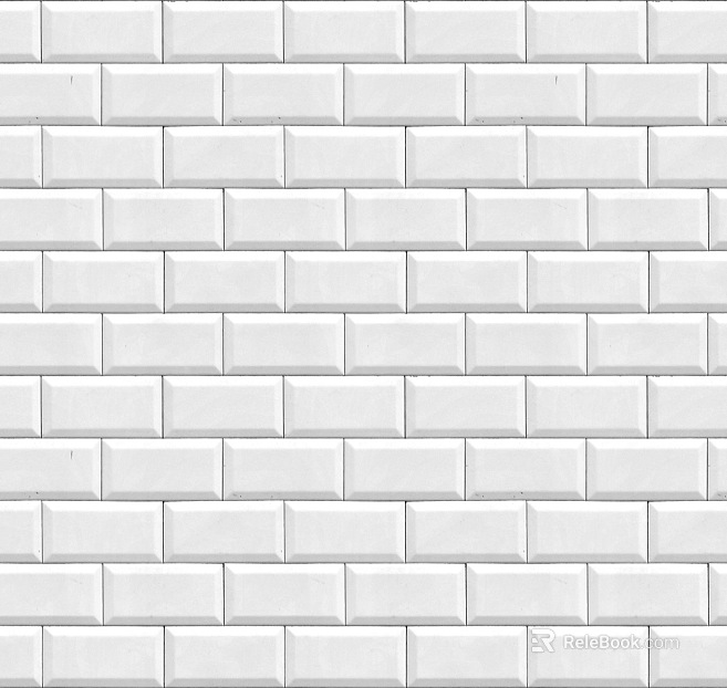 Brick wall white bright kitchen wall tiles texture