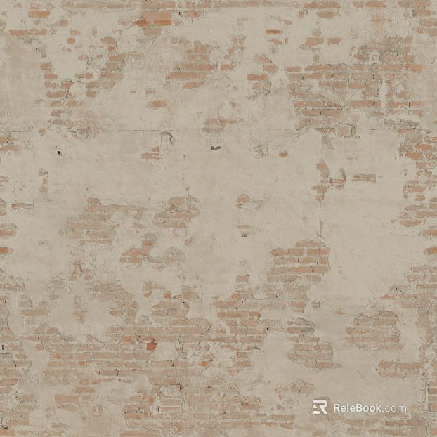 Beige old brick wall decoration texture