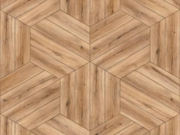 Hexagonal parquet wood floor texture (ID:ffach796418)