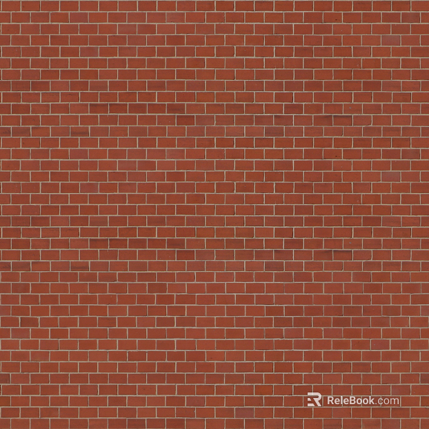 Brick wall villa facade red cultural brick texture