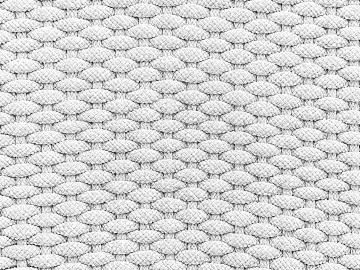 Off-white knitted fabric soft fabric 3d model