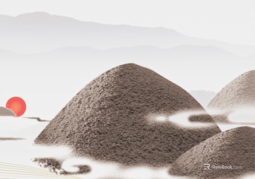 landscape painting texture