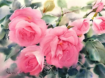 Flower Painting Hanging Painting Decorative Painting Plant Painting texture (ID:ffach123870)