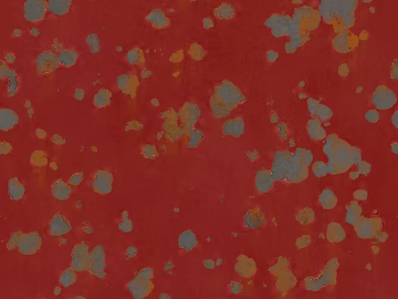 Red distressed sheet metal industrial finish texture (ID:ffaeh557939)