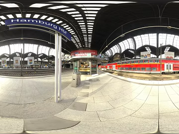 Train platform convenience store daytime HDR texture (ID:ffabg02461)