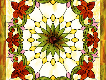 Stained Glass texture (ID:ffajf7129)