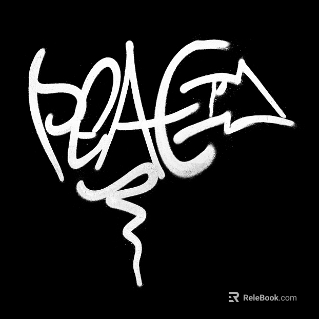 black and white painting texture