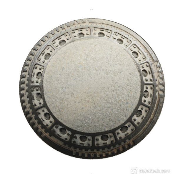 Manhole Cover PBR texture