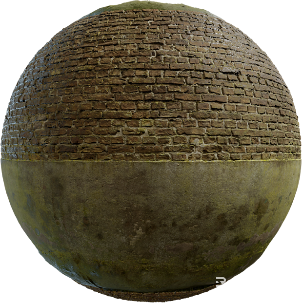 Brick wall PBR texture