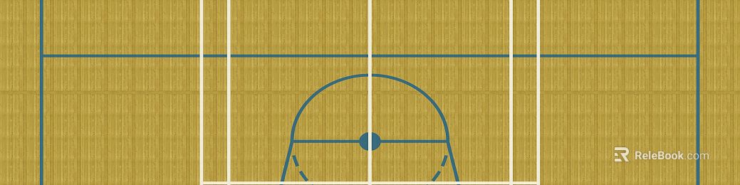 Light yellow wood floor basketball court ground texture