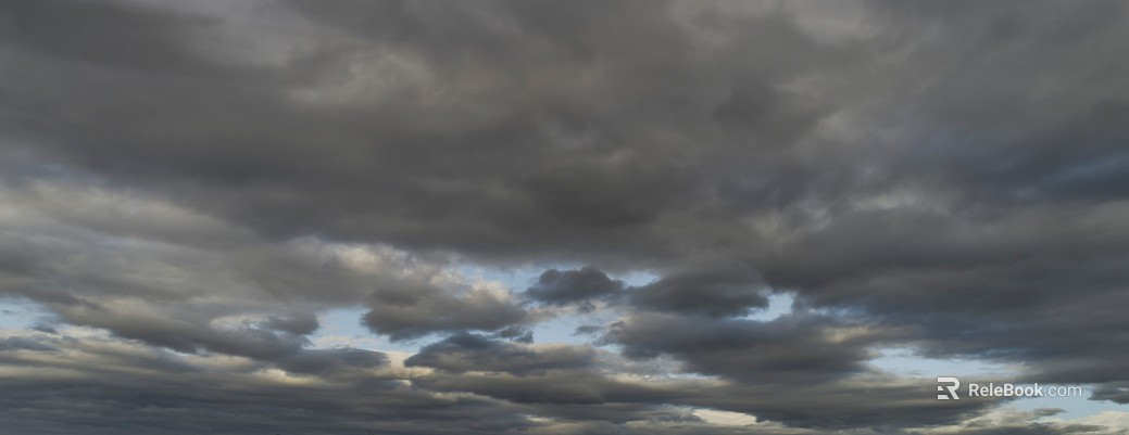 Dark dark clouds, cloudy sky, storm disaster coming texture