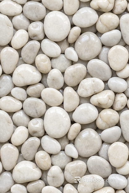 white pebbles white gravel texture