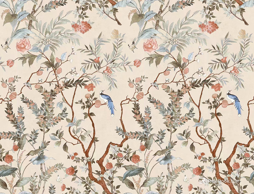 Modern French American Retro Tiles texture
