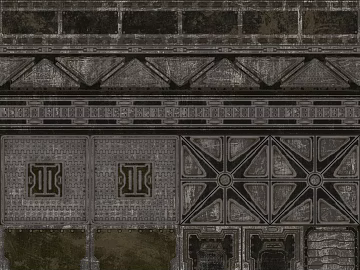 Industrial-style dark gray distressed metal panel texture (ID:ffaeh980926)