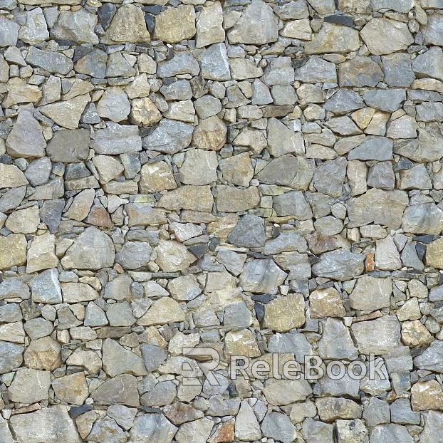 Neat stone brick wall seamless texture