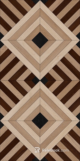 Wood-grain mosaic parquet flooring texture