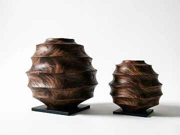 Deep Walnut Carving Flower Soft Decoration texture (ID:ffaeh307674)