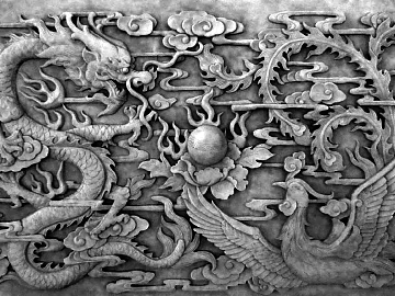 relief phoenix black and white texture (ID:ffabg08443)