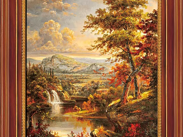 landscape painting texture (ID:ffaff5785)