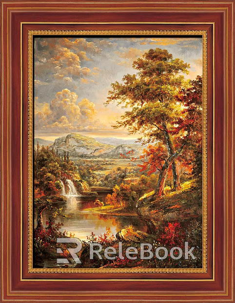 landscape painting texture