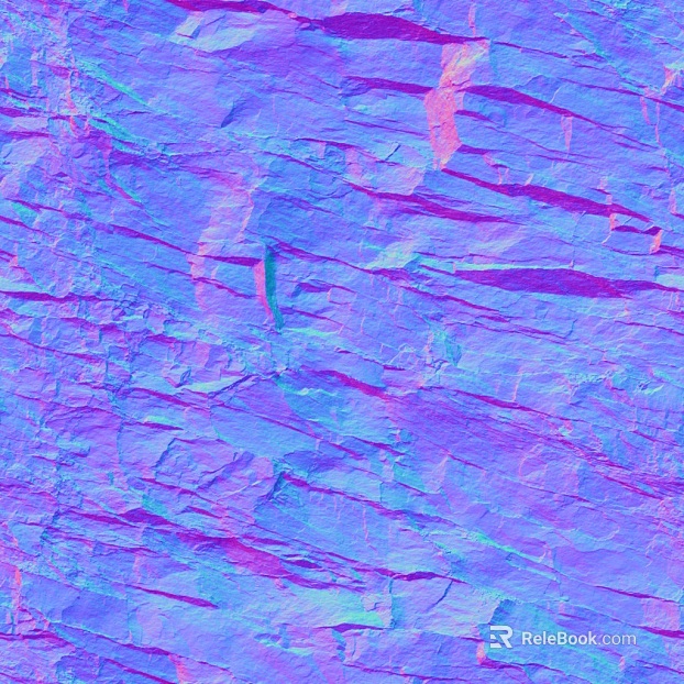 Blue purple magic color rock wall decoration texture