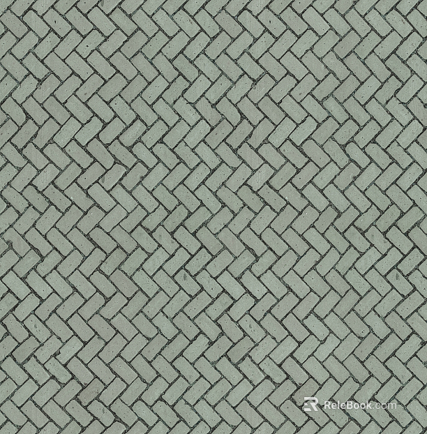 Permeable brick, pedestrian brick, herringstone brick texture