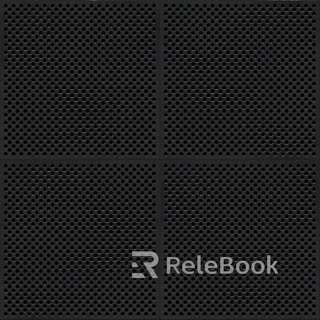 Perforated plate texture