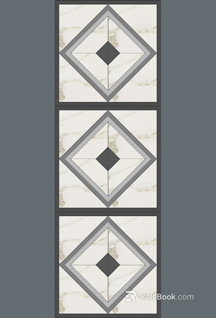 Modern Style White Grey Marble Parquet Floor Tile texture