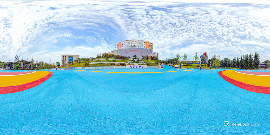 HDR Daytime Park Panorama texture
