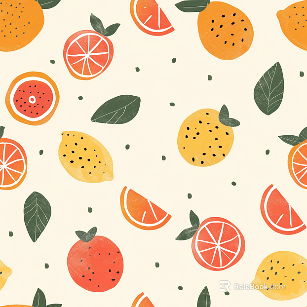 Fruit and Vegetable Wallpaper texture