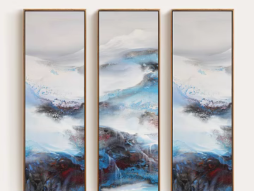 abstract painting 3d model