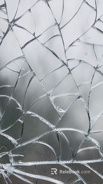 Broken glass texture