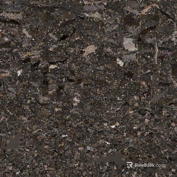 Dark gray terrazzo indoor flooring texture