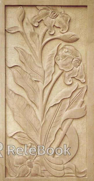 Embossed yellow embossed background texture