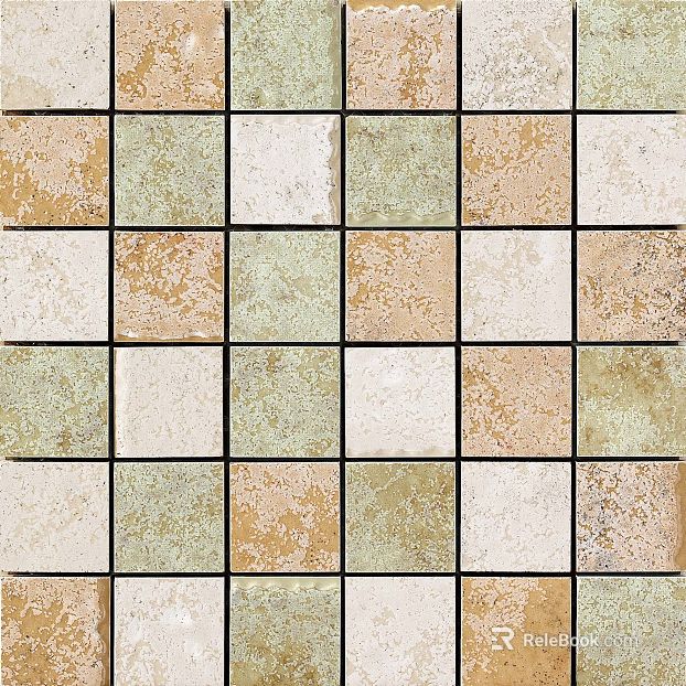 Antique Tile Green Vintage Tile texture