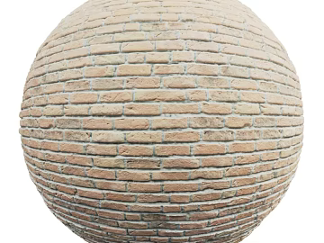 Brick wall PBR texture (ID:ffach878851)