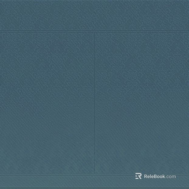 Ink blue pattern wallpaper wall decoration texture