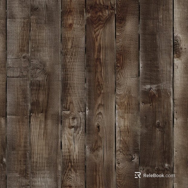 Dark brown old wood board wall decoration texture