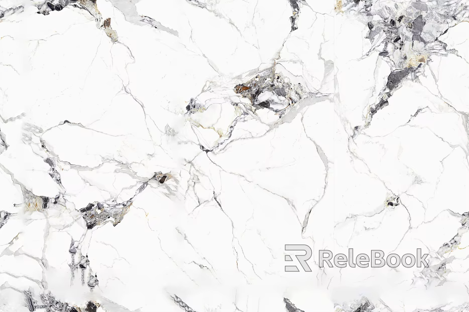 Ice pattern marble snow mountain silver fox marble texture
