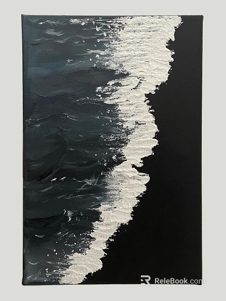 three-dimensional physical painting texture